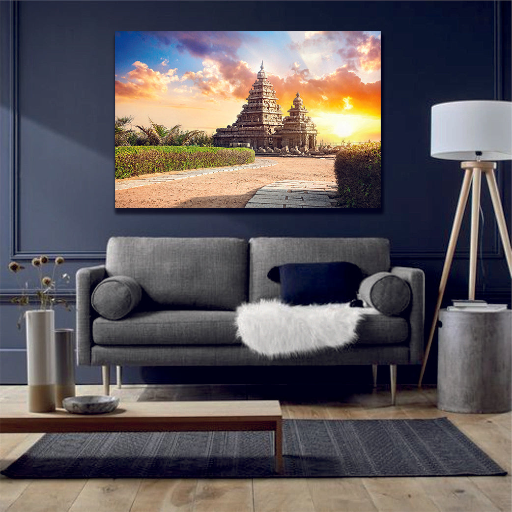 Shore Temple Mahabalipuram Tamil Nadu, India Canvas - | MyCanvases