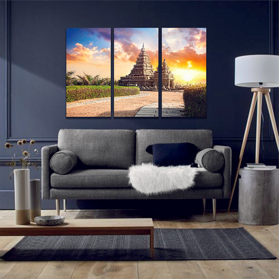 Shore Temple Mahabalipuram Tamil Nadu, India Canvas