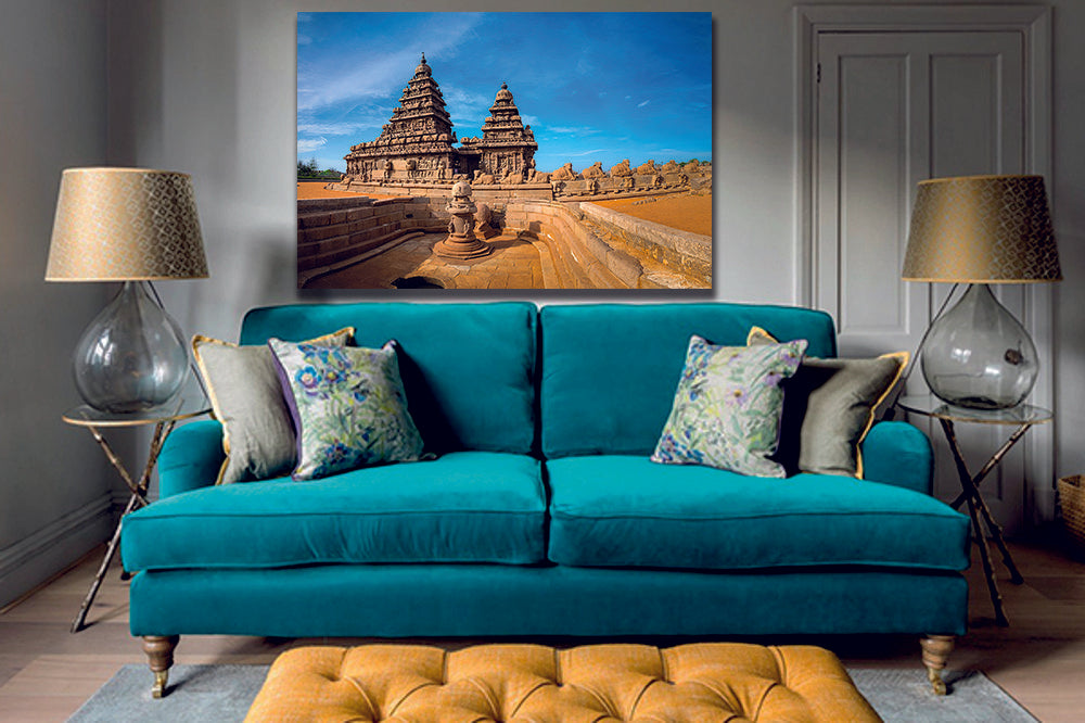 Shore Temple Mahabalipuram Tamil Nadu, India Wall Art - | MyCanvases