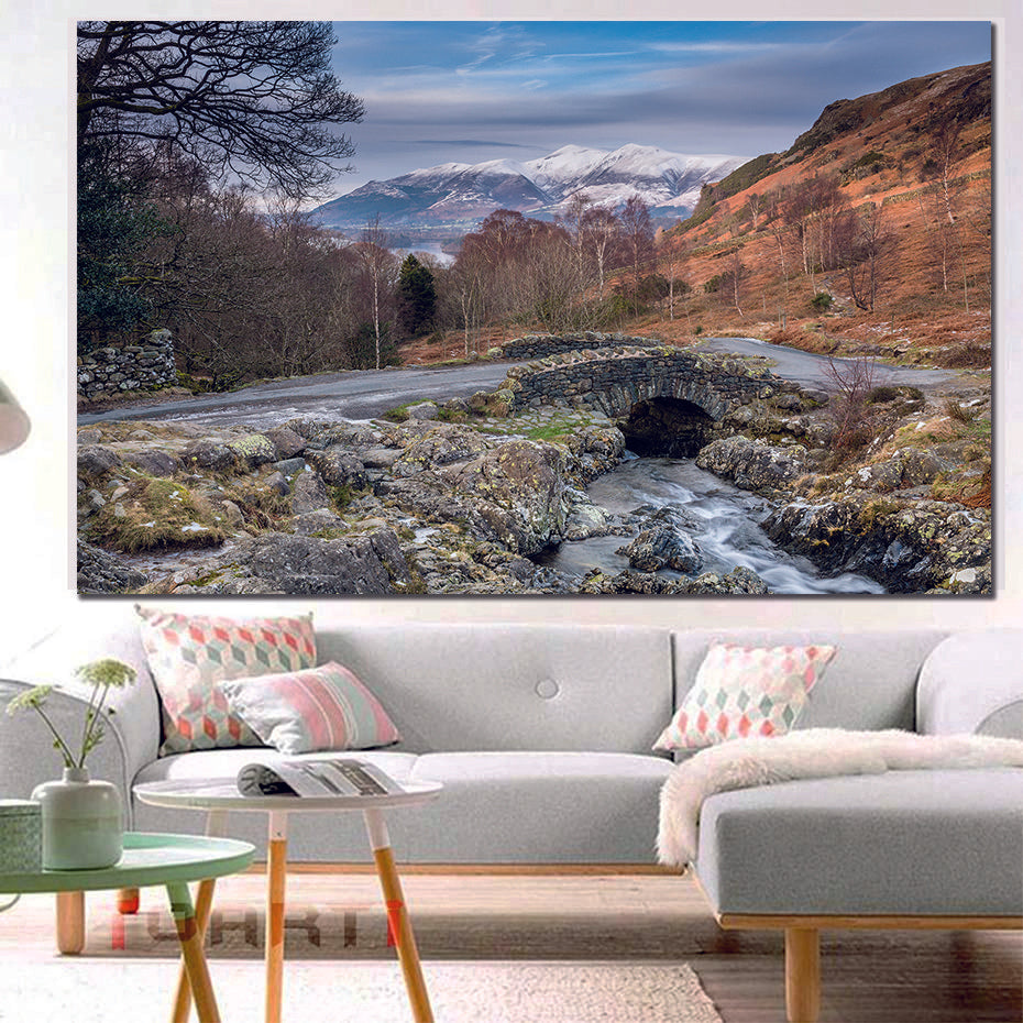 Skiddaw Mountain in Cumbria, UK Canvas Print Wall Art | My Canvases