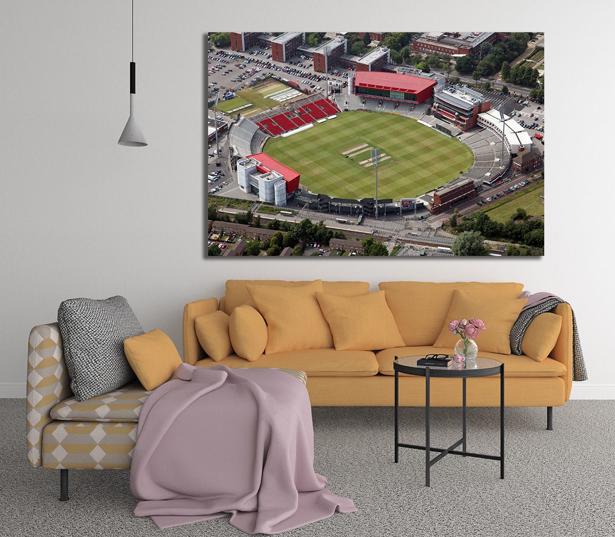 Old Trafford Cricket Ground Manchester Canvas Wall Art - | MyCanvases