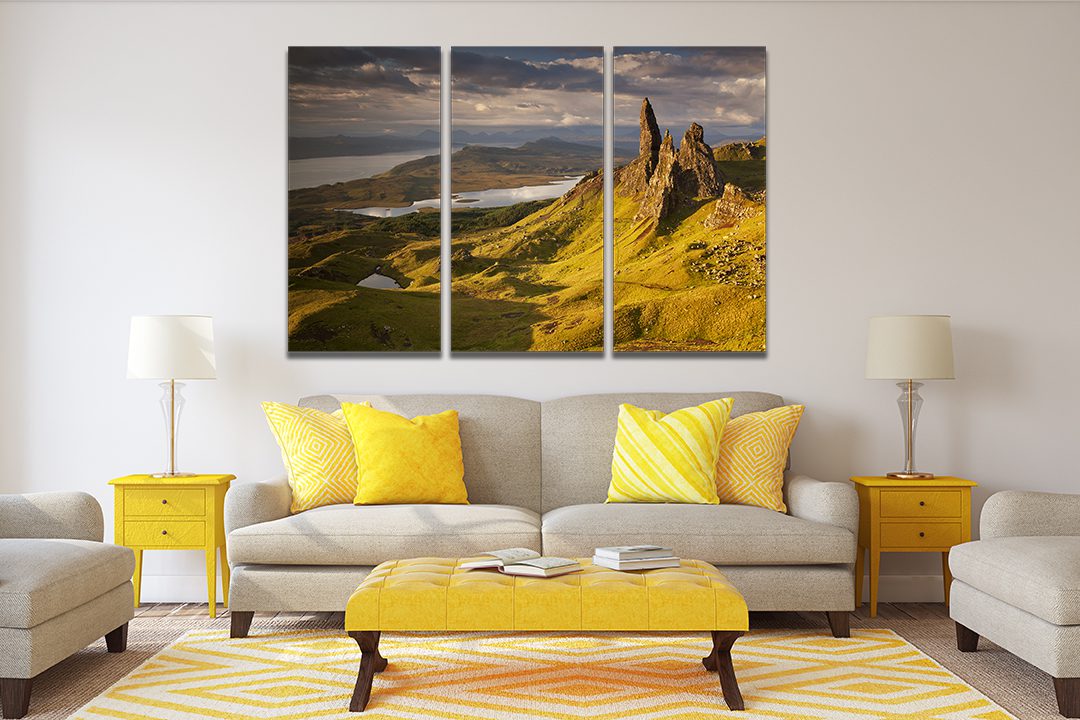 Old Man Storr Mountain, Isle of Skye Scotland, UK Canvas