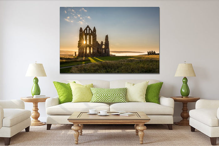 Ruins Of Whitby Abbey Canvas Wall Art - Whitby Abbey | MyCanvases