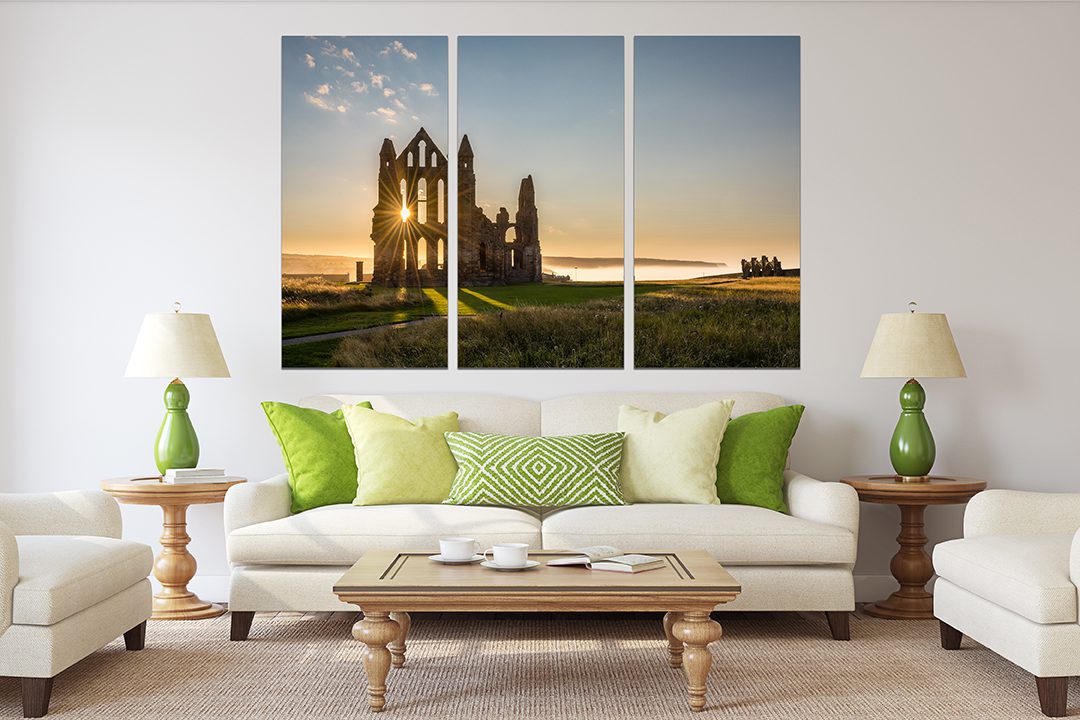 Ruins Of Whitby Abbey Canvas Wall Art