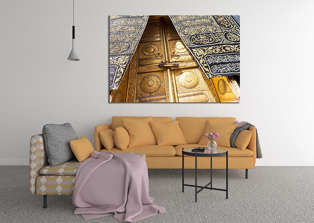 The Golden Doors of the Holy Kaaba Canvas | MyCanvases