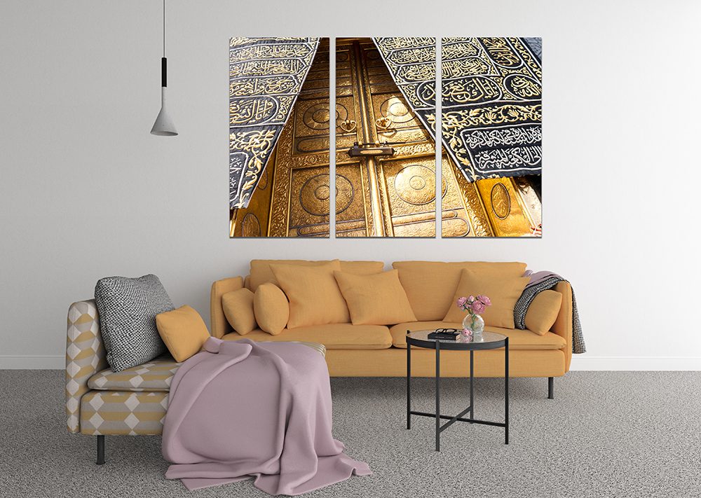 The Golden Doors of the Holy Kaaba Canvas