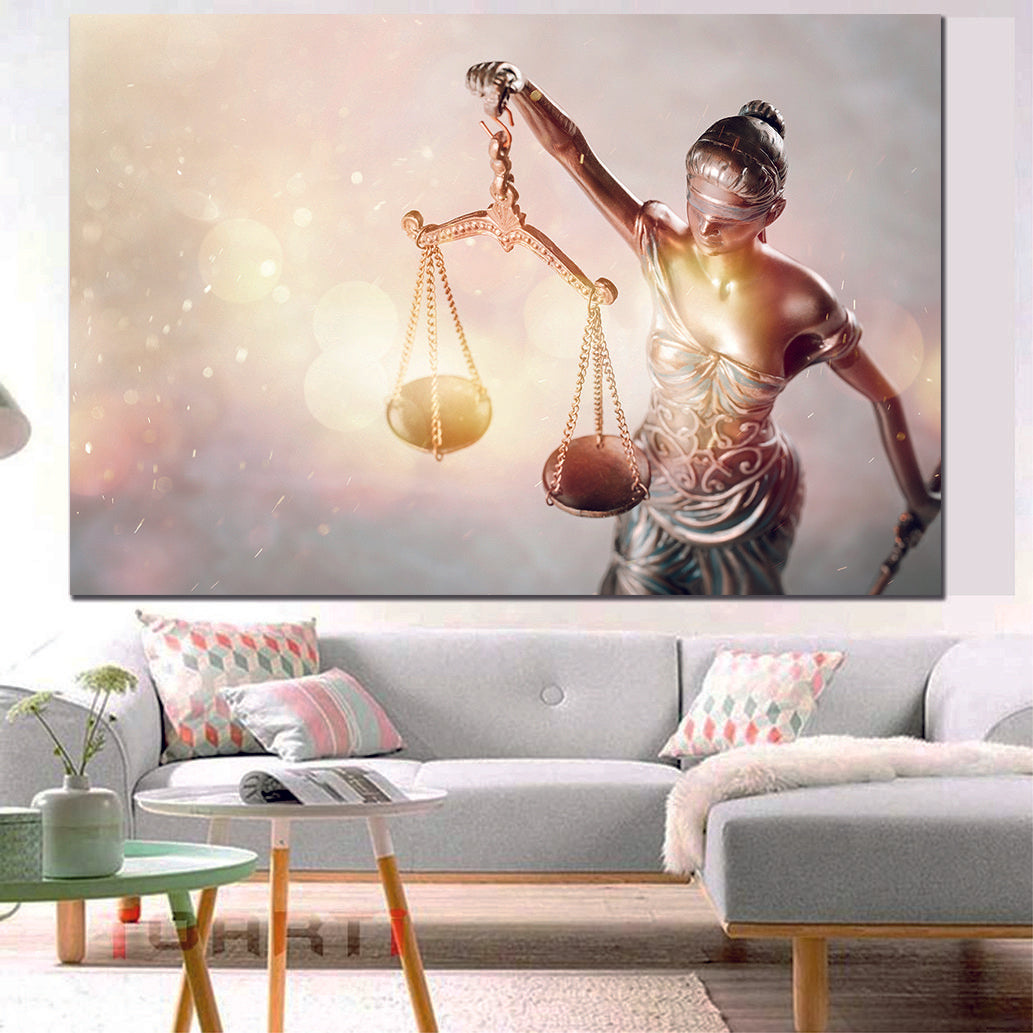 Themis Symbol Of Justice Canvas Wall Art - MyCanvases