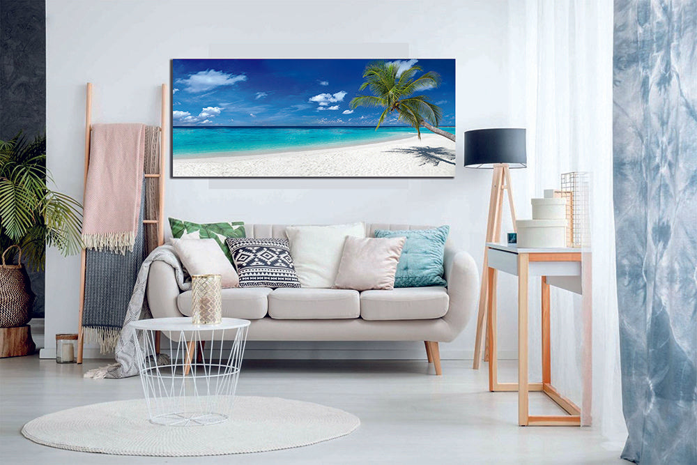 Tropical Paradise Beach With White Sand Canvas - | My Canvases
