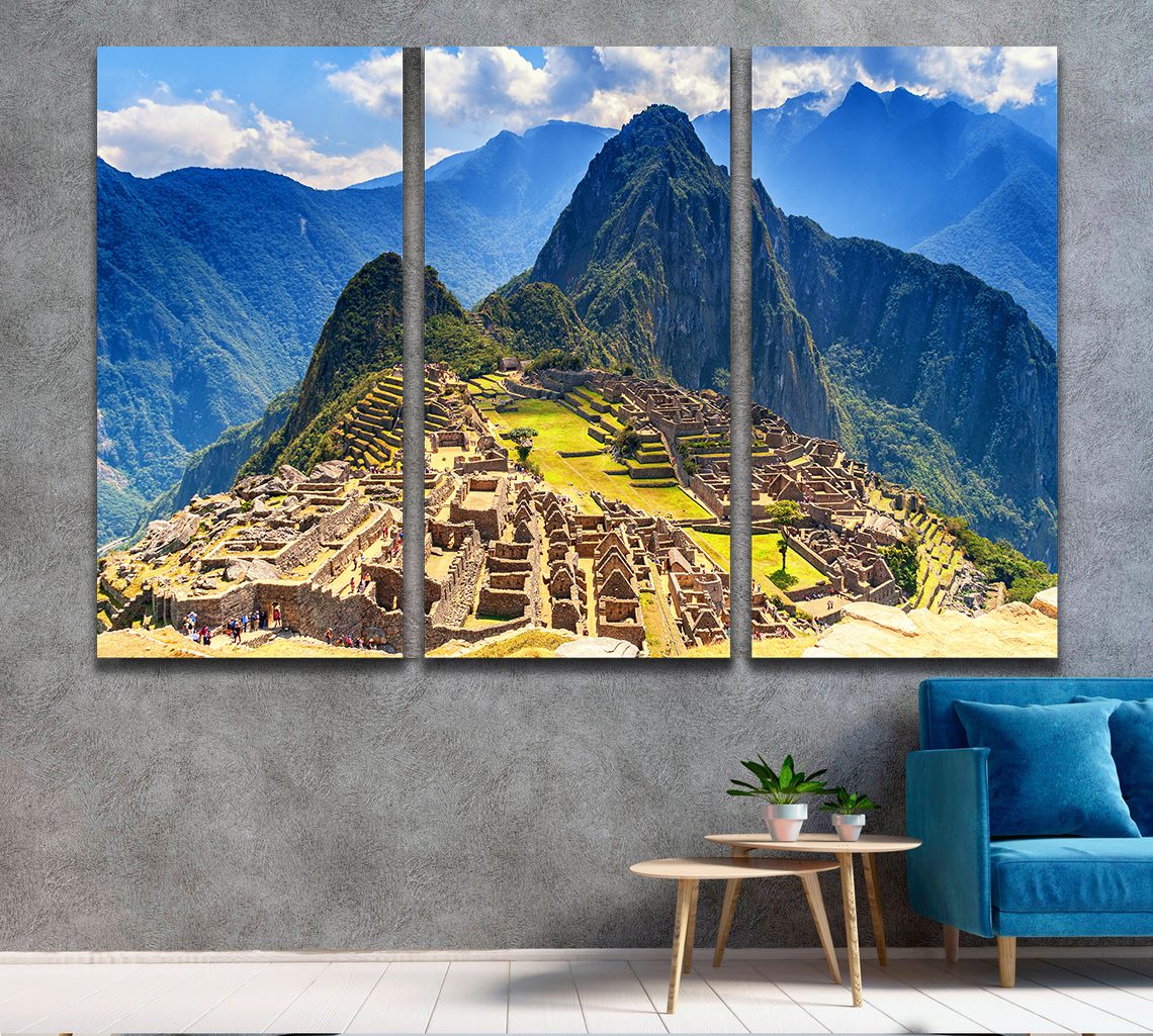 Lost Inca City Machu Picchu, Cusco, Peru Canvas