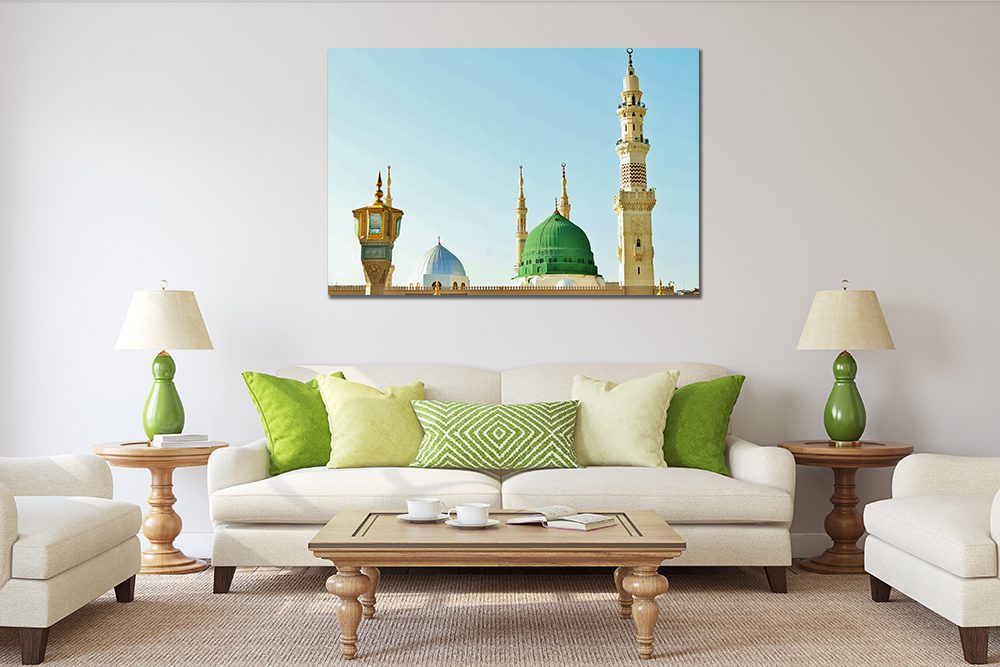 Gumbad of Masjid-e-Nabawi Madina, Saudi Arabia Canvas